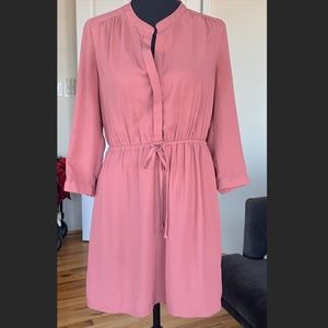 Long Sleeve Salmon Dress WITH POCKETS!